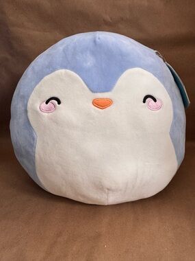 NWT Squishmallow x Claire’s 12” Helca The Penguin Plush Toy.